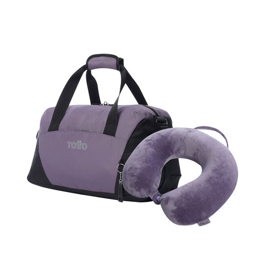 Kit bolsa de deporte + almohada Montana Grape image number 1